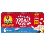 Sun-Maid Vanilla Yogurt Covered Raisins, 1 oz, 6 Count