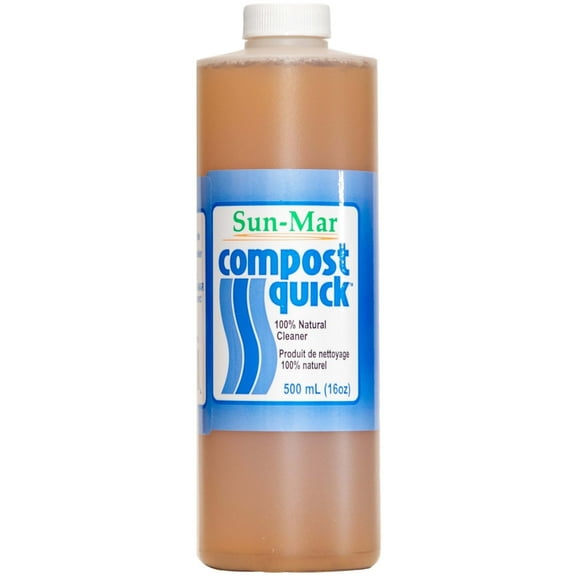 Sun-Mar Compost Quick Cleaner and Catalyst for Composting, All-Natural Non-Toxic, 16 Oz