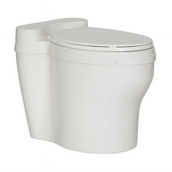 Sun-Mar Elongated Dry Toilet White AF Waterless Toilet