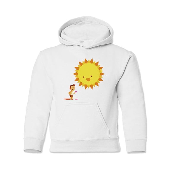 Sun Melting An Ice Cream Hoodie Juniors -Image by Shutterstock, x-Large