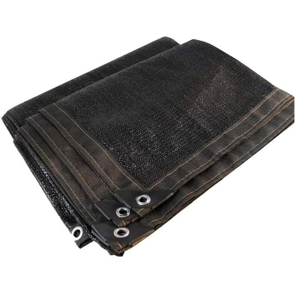 Sun Mesh Shade Sunblock 10x10ft, Sunblock Shade for Plants, Shade Cloth with Grommets, Shade Net for Greenhouse, HDPE Sun Protection - for Barn or Kennel, Flowers Patio