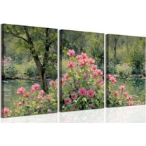 Sun and Moon Celestial Wall Art Set of 3 Vintage Tarot Astrology Canvas Wall Decor Sun Flower and Full Moon Lotus Posters Prints Picture Painting for Living Room Bedroom