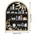 thumbnail image 1 of Sun Moon Crystal Display Shelves Art Essential oil Display Rack Crystal Stone Wall Boho Hanging Gothic Decoration Wall Stand, 1 of 7