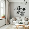 thumbnail image 1 of If The Sun And Moon Should Ever Doubt Theyd Immediately Go Out Quote Astronaut Design Vinyl Wall Sticker Art Decal Boys Girls Kids Room Design Bedroom Home Decor Stickers Decoration Size (24x40 inch), 1 of 3
