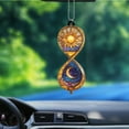 thumbnail image 1 of Sun and Moon Infinity Window Hanging Acrylic, Celestial Car Ornament, Cosmic Sun Moon Decor, Yin Yang Balance Suncatcher, Spiritual Gift, Mystical Galaxy, Boho Home Decor, 1 of 4