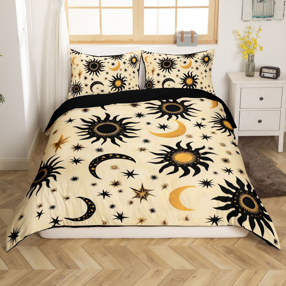 Sun And Moon Queen Bedding Sets Bohemian Exotic Style Duvet Cover Boho sun-and-moon-queen-bedding-sets-bohemian-exotic-style-duvet-cover-boho