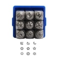 thumbnail image 1 of Sun Moon Star Designs Stamps Set for Customizing Soft Metals And Leather, 1 of 12