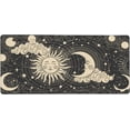 thumbnail image 1 of Sun Moon Stars Gaming Mouse Pad XL, Extended Stitched Edges Mousepad, Large Mouse Mat Desk Pad, Long Non-Slip Rubber Base Mice Pad（35.5x16 Inch）, 1 of 6