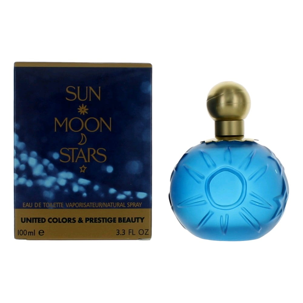 United Colors, Sun Moon Stars Eau de Toilette Spray, 3.3 oz, For 
