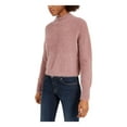 thumbnail image 1 of Sun + Moon Women's Fuzzy Mockneck Sweater (S, Rose Taupe), 1 of 2