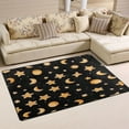 thumbnail image 1 of Sun Moon and Stars Soft Polyester Area Rug 31''x20'', Non Slip, Memory Foam, Water Absorbent, 1 of 7