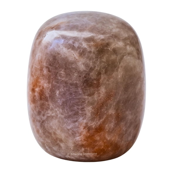 Sun Moonstone Crystal Tumbled Stones Polished Rocks -(1 Piece)