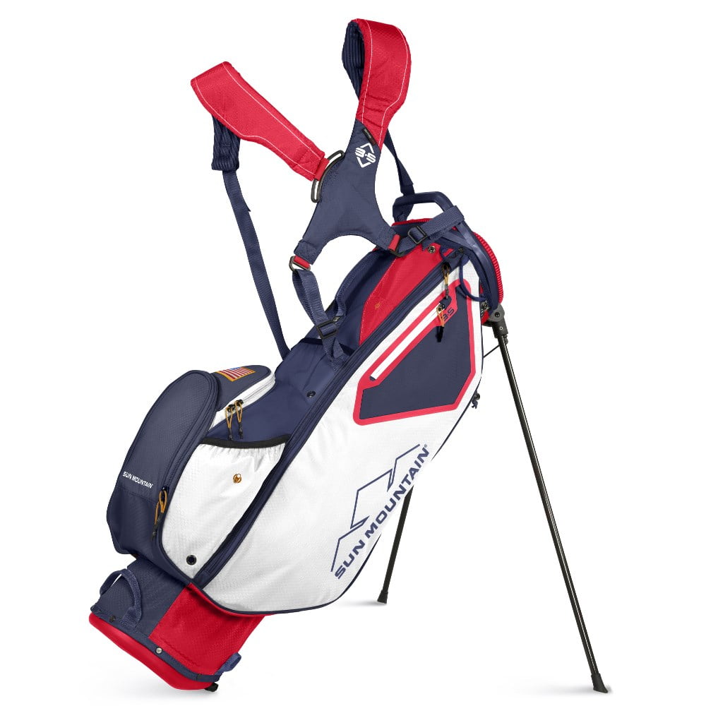 Sun Mountain Golf 3.5LS Stand Bag Red/White/Navy
