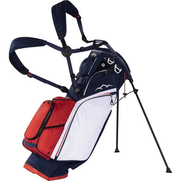 Sun Mountain Golf Eclipse 3.5 14-Way Stand Bag Navy/White/Red