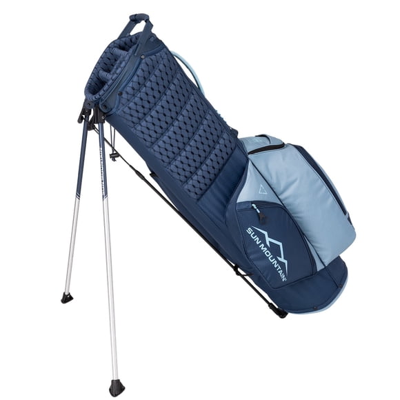 Sun Mountain 2024 EcoLite Stand Golf Bag 4-Way Top Dual Strap - Midnight/Stone -
