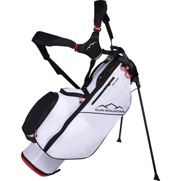 Sun Mountain Golf Junior Phenom Stand Bag White/Black/Red