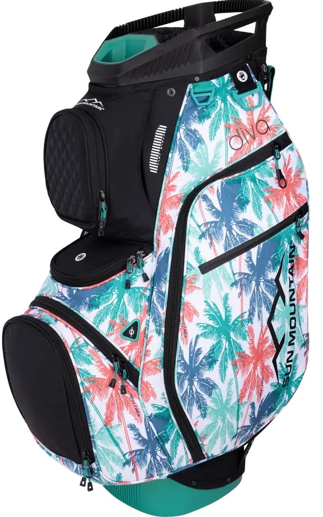 Sun Mountain Golf Ladies Diva Cart Bag Black/Palm