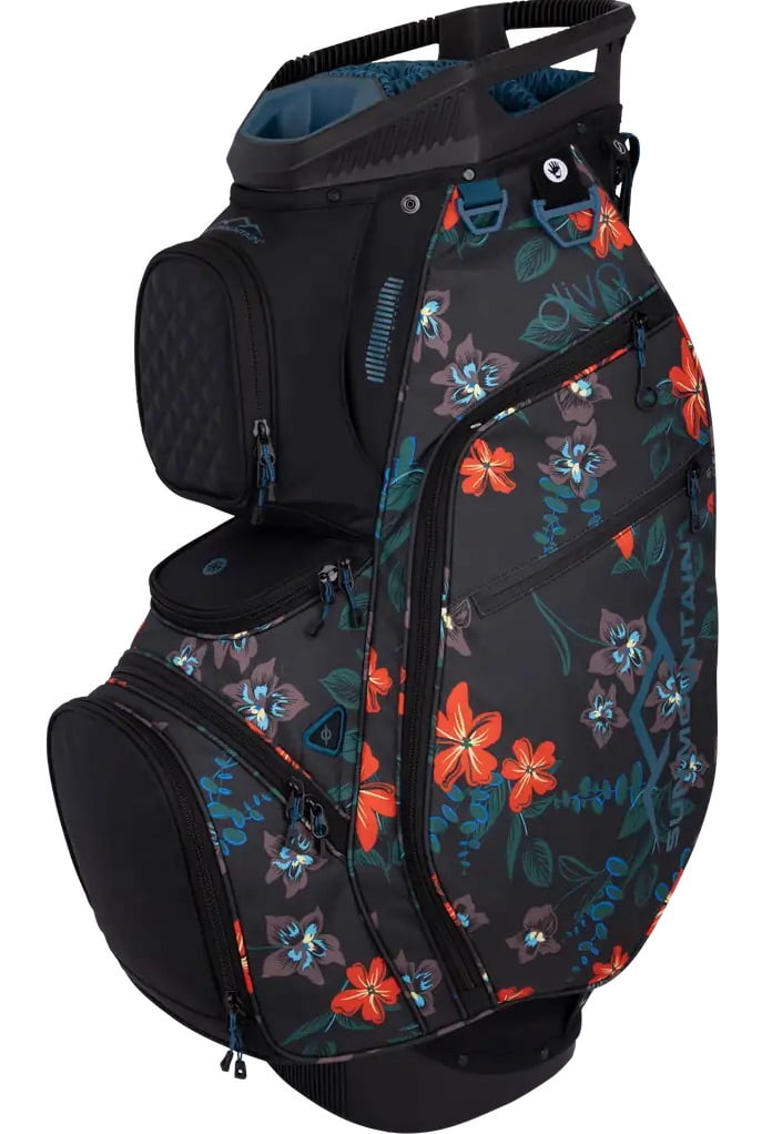 Sun Mountain Golf Ladies Diva Cart Bag Black/Tropic Flower