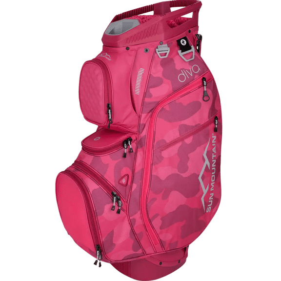 Sun Mountain Golf Ladies Diva Cart Bag Rose/Pink Camo
