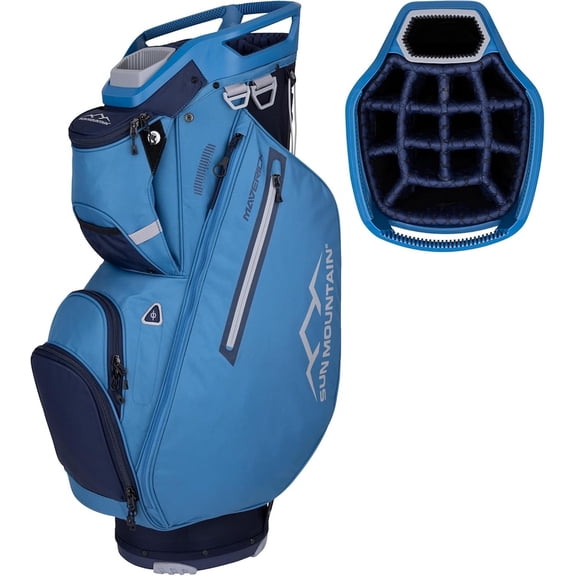 Sun Mountain Golf Maverick Cart Bag Navy/Cavalry
