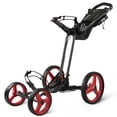 thumbnail image 1 of Sun Mountain Golf Pathfinder PX4 Push Cart Gray/Red, 1 of 1