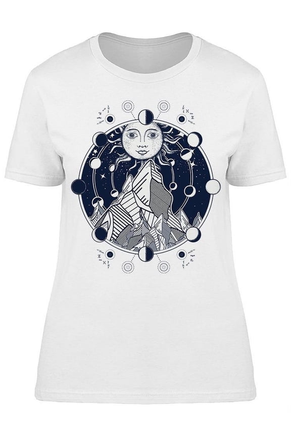 Sun Mountains Tattoo T-Shirt Women -Image by Shutterstock, Female Small