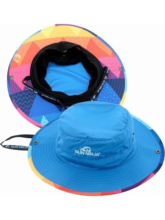 Bucket Hat for Men and Women, Triangle, Wide Brim UPF 50+ Sun Protection, Foldable Boonie Hat with Adjustable Strap, Cooling Design for Fishing, Hiking, Beach & Kayaking