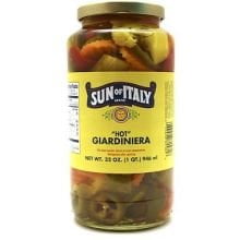 Sun Of Italy Giardiniera Hot 32 OZ (Pack of 12)