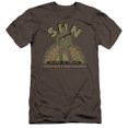 thumbnail image 1 of Sun OriginaLong Sleeveon Premium Canvas Adult Slim Fit 30/1 T-Shirt Charcoal, 1 of 1