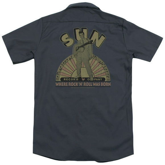 Sun Original Son (Back Print) Mens Work Shirt