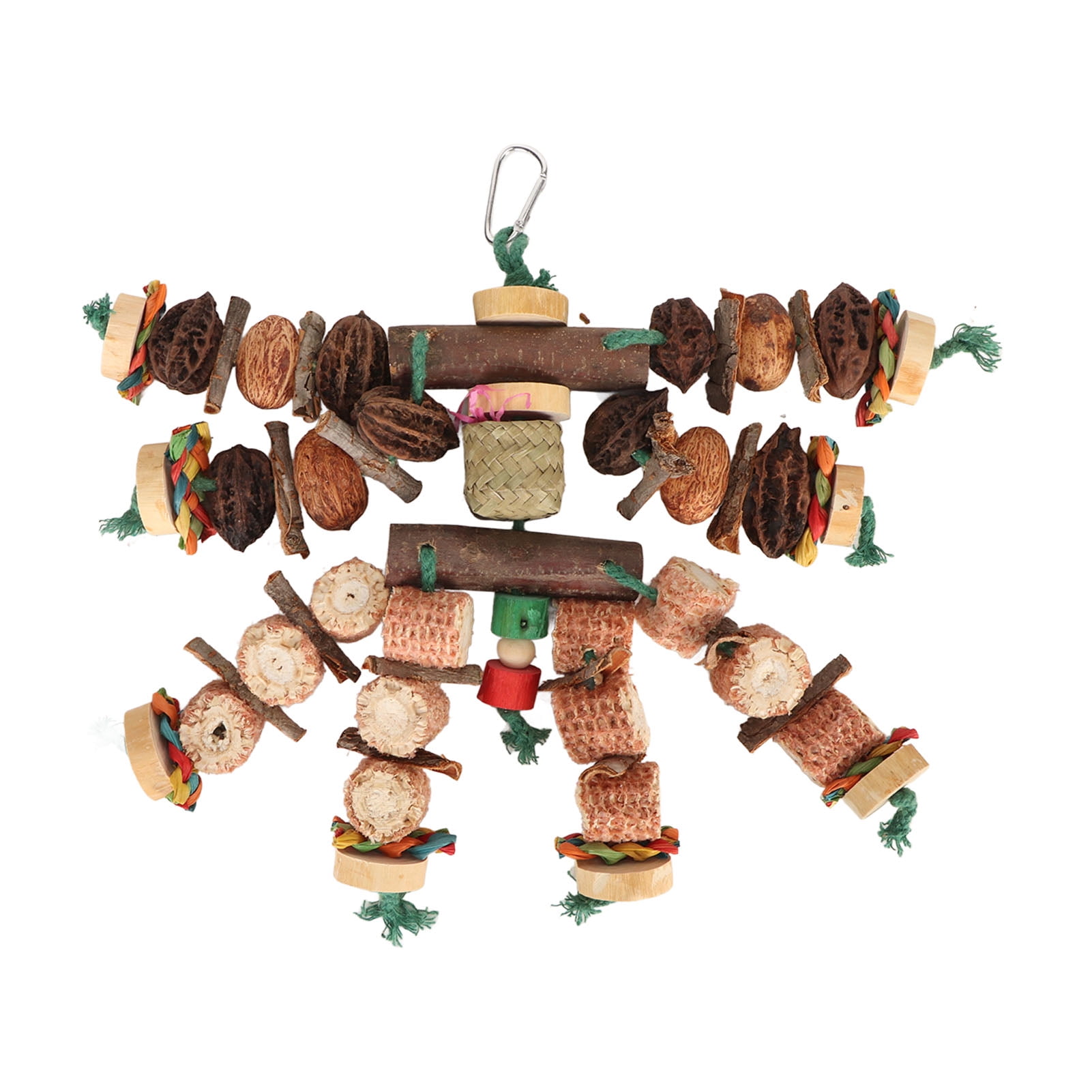 Sun Parrot Large Chewing Toys Safe Edible Coloring Biting Hanging