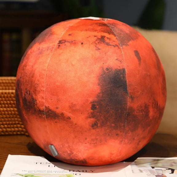 Sun Pattern Round Planet Plush Pillow Bedroom Decor Gift