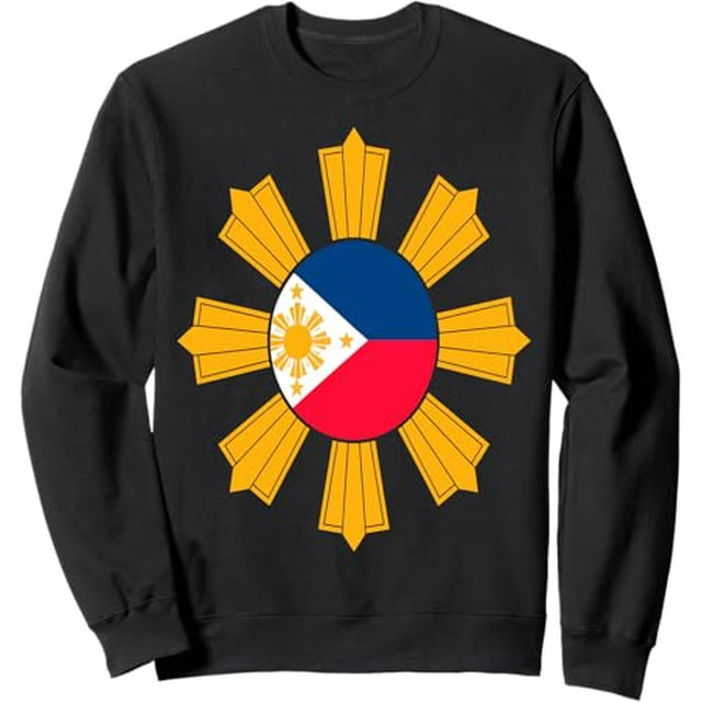 Sun Pinoy Filipino Philippine Flag Sweatshirt