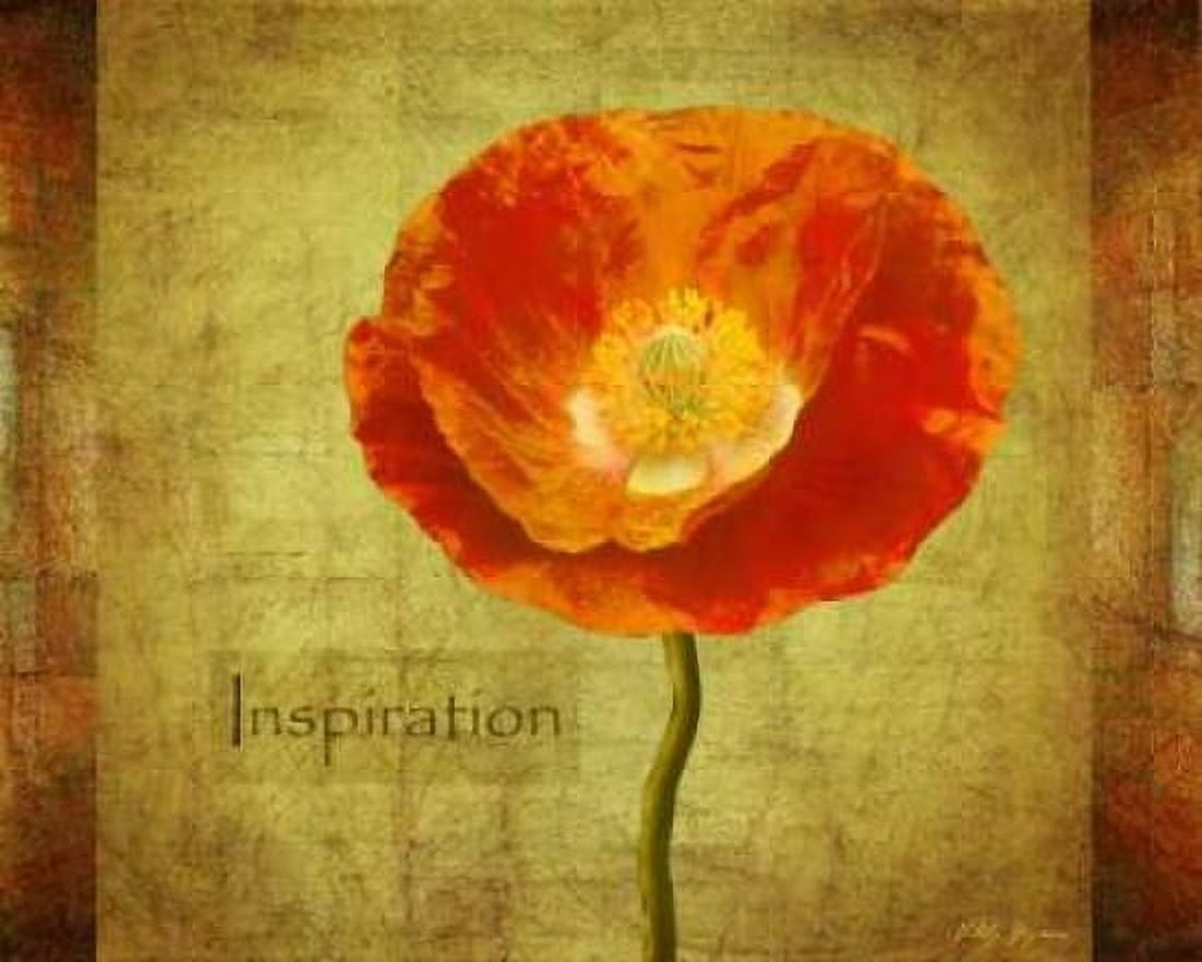 Sun Poppy Inspiration Canvas Art - Vitaly Geyman (24 x 30)
