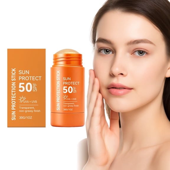 Sun Pro Stick,Balm Stick for Face and Body,Transparent Non-Greasy Finish,Waterproof,Smooth Glide Daily Sun Care S tick For Outdoor,Beach