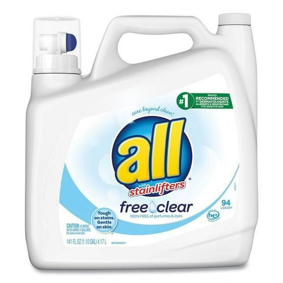 Sun Products  141 oz Unscented Ultra Free Clear Liquid Detergent - 4 per Case