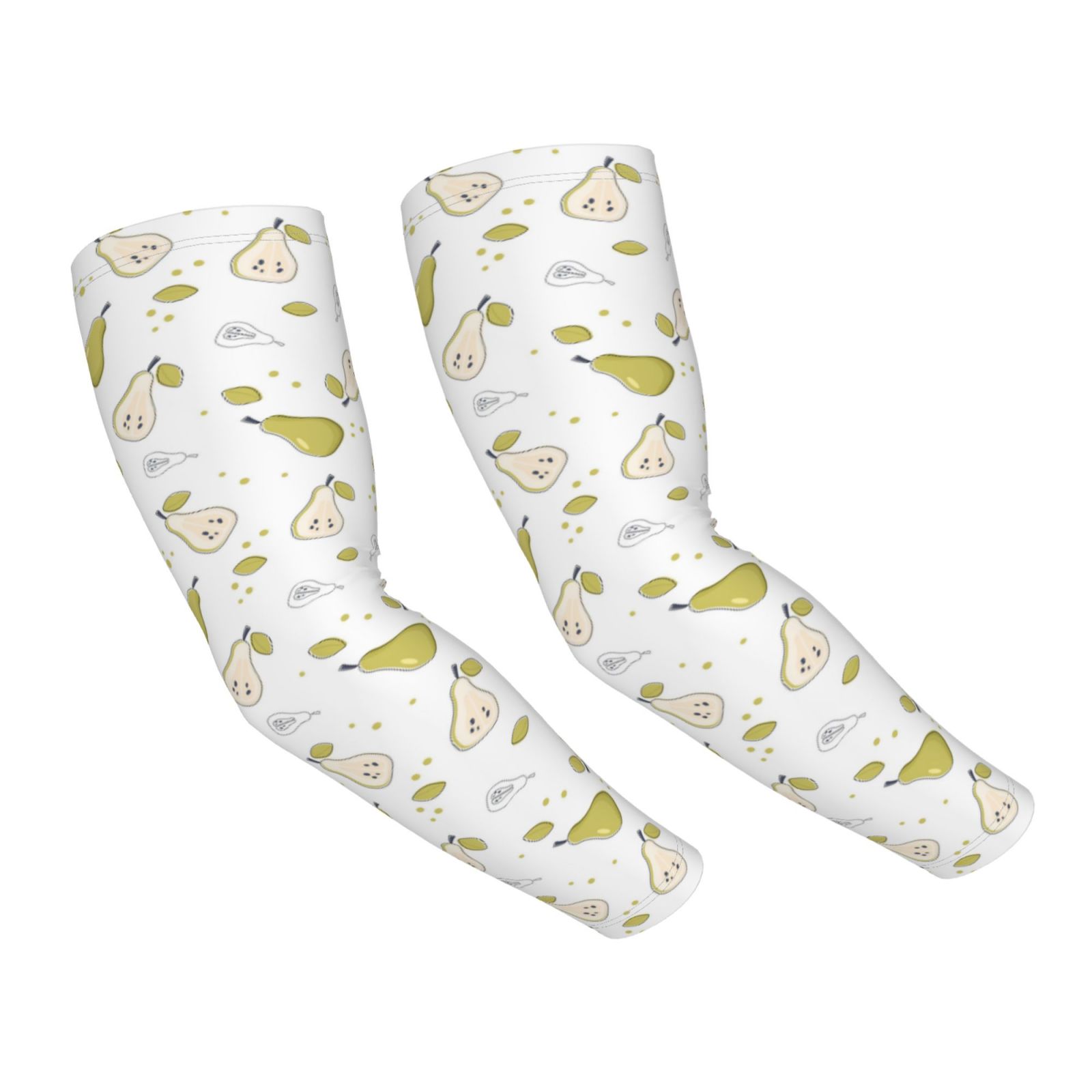 Sun Protection Arm Sleeves For Men Women, Cute Nature Pear Sleeves To ...