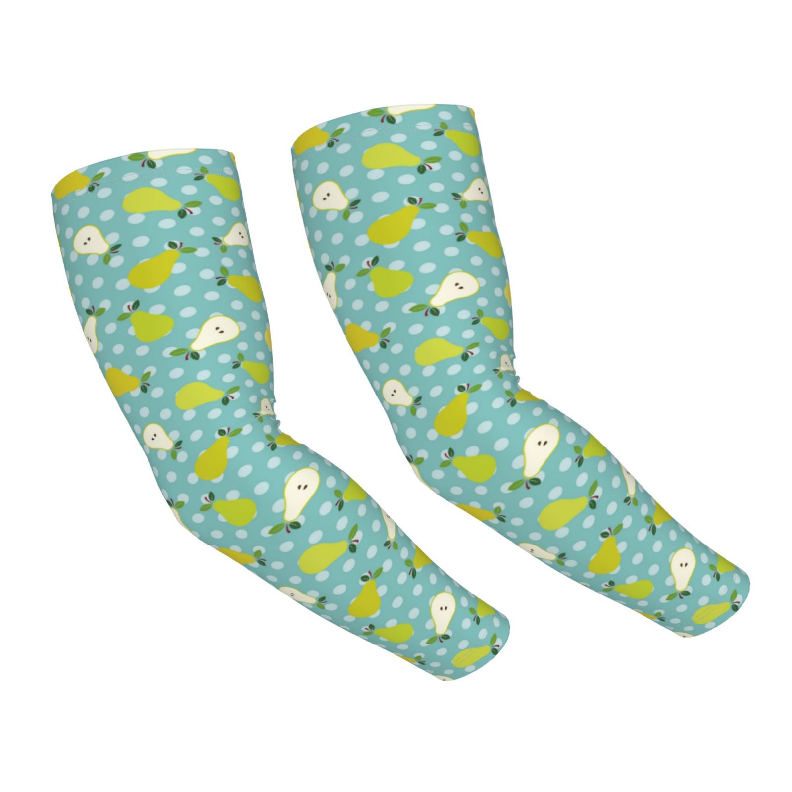 Sun Protection Arm Sleeves For Men Women, Cute Pear Green Sleeves To ...
