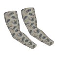 thumbnail image 1 of Sun Protection Arm Sleeves For Men Women, Paisley Print No.J917 Sleeves To Cover Arms With Thumb Hole Cooling Sleeve, 1 of 2