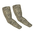 thumbnail image 1 of Sun Protection Arm Sleeves for Men Women, Realistic leopard print beige Sleeves to Cover Arms with Thumb Hole Cooling Sleeve, 1 of 6