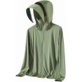 thumbnail image 1 of Sun Protection Clothing for Women and Men, Upf 50 Sun Jacket with Removable Brim, Lightweight Athletic Zip up Hoodie, 1 of 8