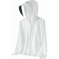thumbnail image 1 of Sun Protection Clothing for Women and Men, Upf 50 Sun Jacket with Removable Brim, Lightweight Athletic Zip up Hoodie, 1 of 7