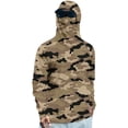 thumbnail image 1 of Sun Protection Cycling Fishing Shirts for Men UPF 50+ Long Sleeve Hoodie with Face Mask UV Rash Guard Quick Dry Hiking Shirt, 1 of 4
