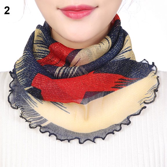 Sun Protection Face Cover Chiffon Triangular Silk Scarf Neck Gaiter Balaclava