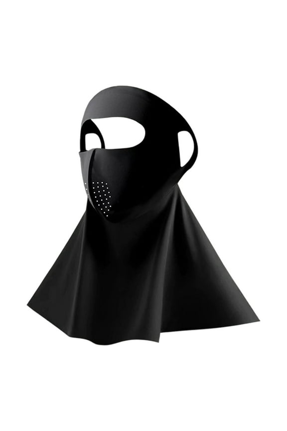 Sun Protection Face Mask with Ear Loops,Full Face and Neck Coverage for Summer Outdoor Activities,UV Protection Swim Cap and Face Mask, Full-Face And Neck Mask - Long Wide UPF 50+ Sunblock Protect