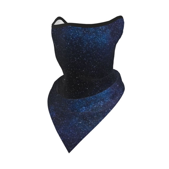 Sun Protection Face Mask Neck Gaiter Windproof Scarf Black Starry Sky Sunscreen Breathable Bandana Balaclava For Sport Outdoor