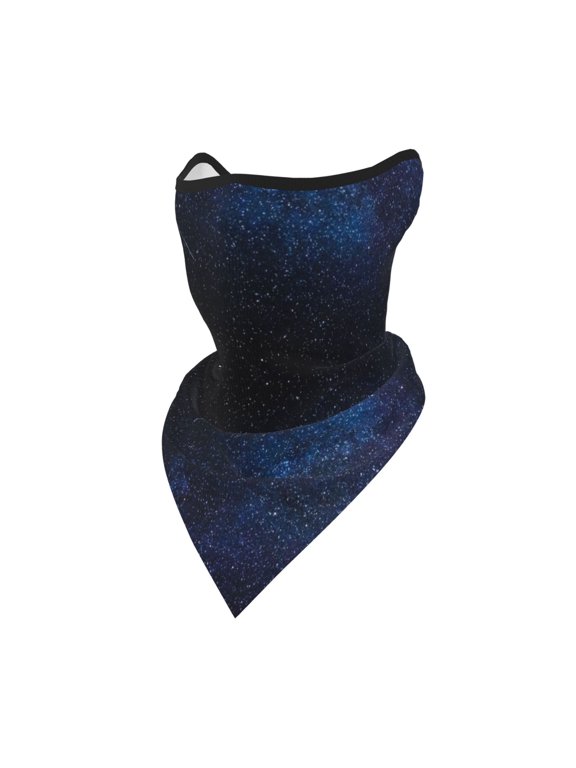 Sun Protection Face Mask Neck Gaiter Windproof Scarf Black Starry Sky Sunscreen Breathable Bandana Balaclava For Sport Outdoor