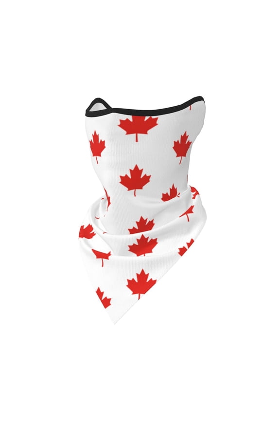 Sun Protection Face Mask Neck Gaiter Windproof Scarf Canada Maple Leaf Sunscreen Breathable Bandana Balaclava For Sport Outdoor