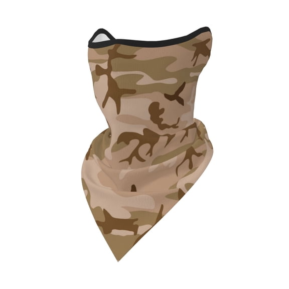 Sun Protection Face Mask Neck Gaiter Windproof Scarf Desert Camo Sunscreen Breathable Bandana Balaclava For Sport Outdoor