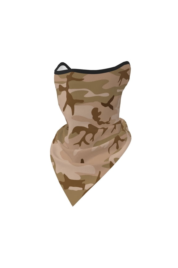 Sun Protection Face Mask Neck Gaiter Windproof Scarf Desert Camo Sunscreen Breathable Bandana Balaclava For Sport Outdoor